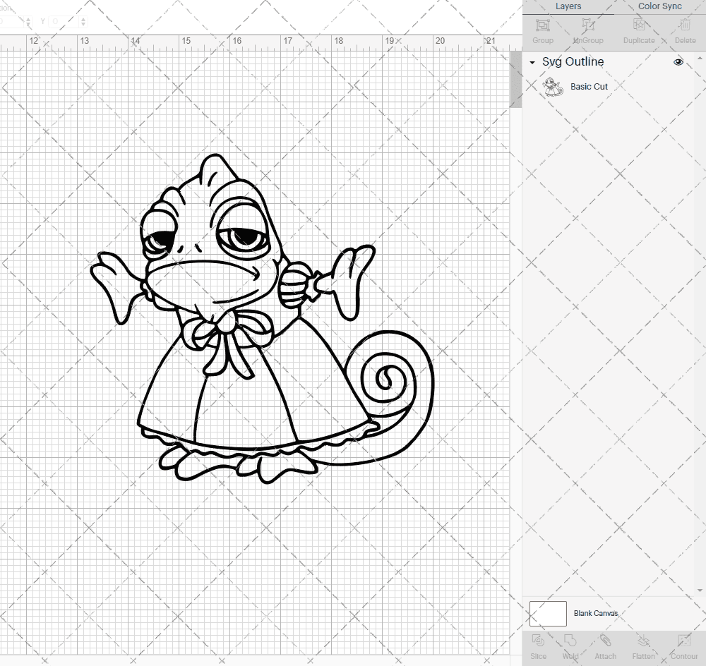 Pascal - Tangled 003, Svg, Dxf, Eps, Png SvgShopArt