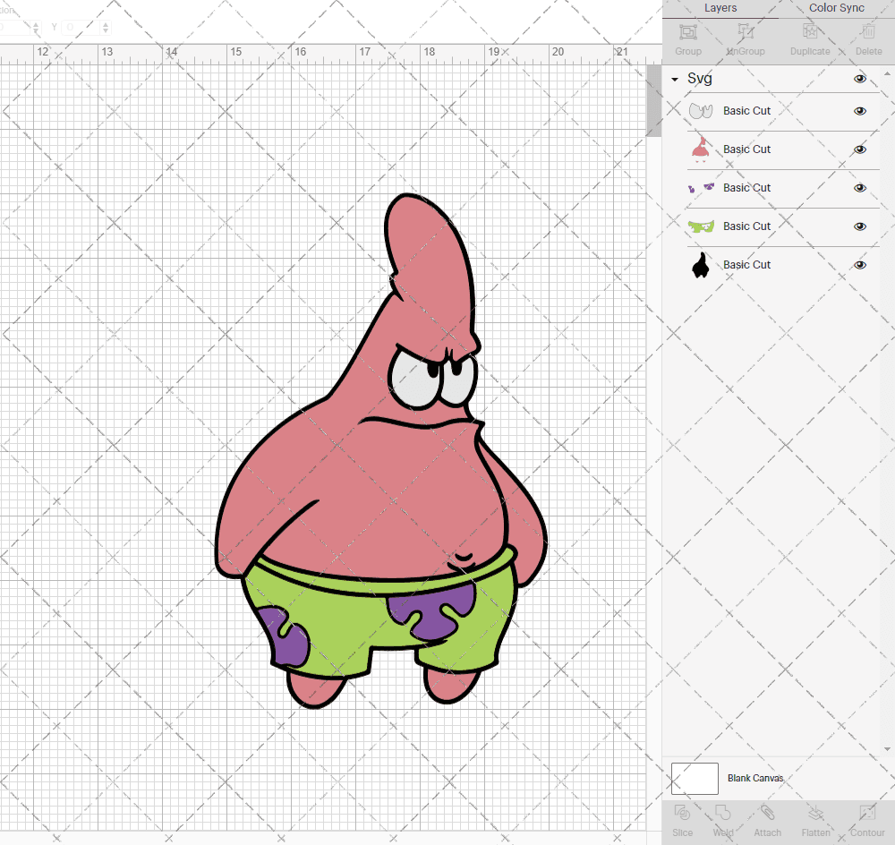 Patrick Star - SpongeBob SquarePants 002, Svg, Dxf, Eps, Png SvgShopArt