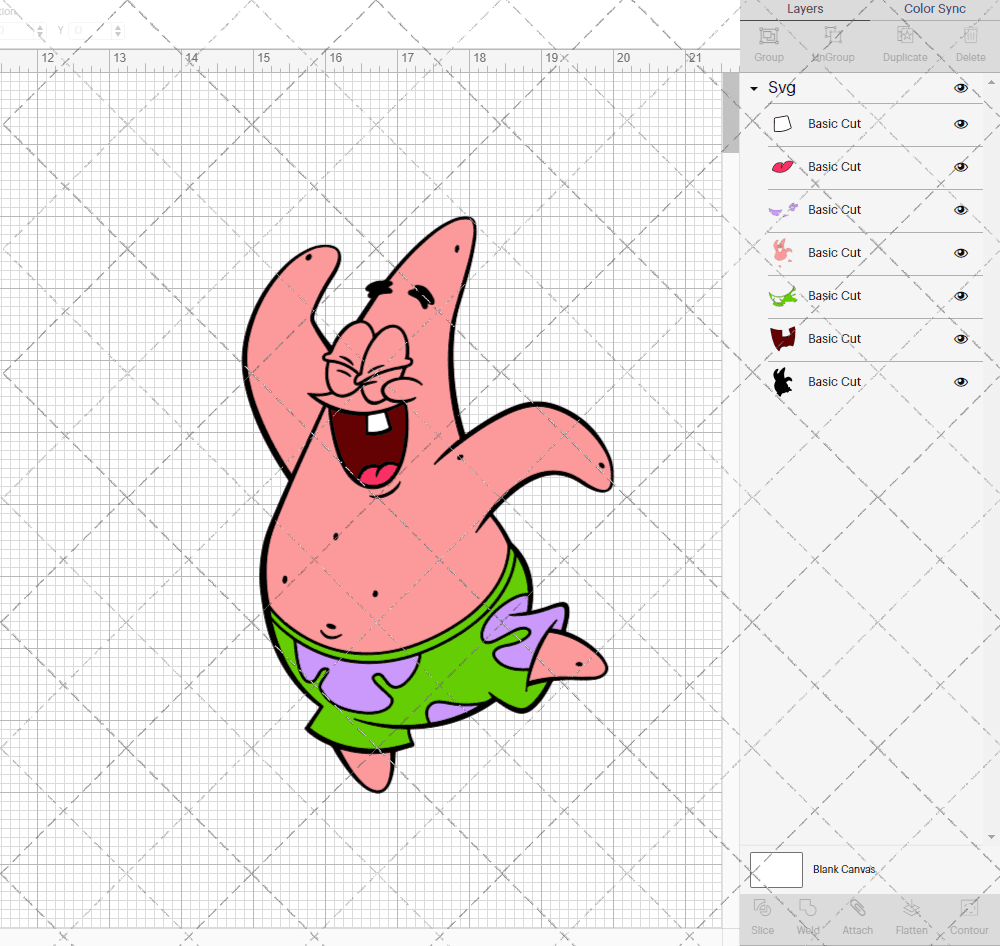 Patrick Star - SpongeBob SquarePants 003, Svg, Dxf, Eps, Png SvgShopArt