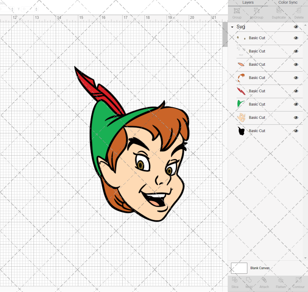 Peter Pan 002, Svg, Dxf, Eps, Png SvgShopArt