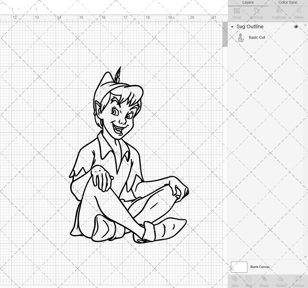 Peter Pan 003, Svg, Dxf, Eps, Png SvgShopArt