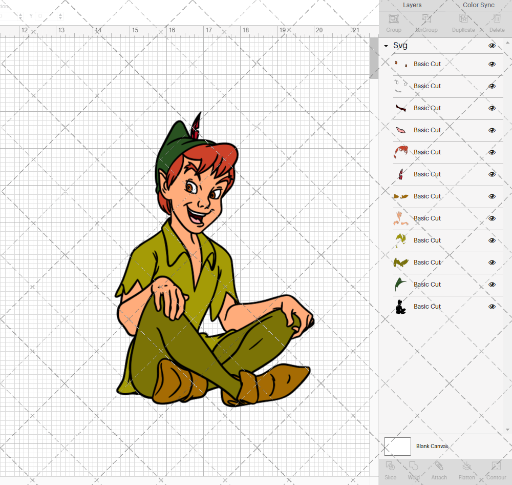 Peter Pan 003, Svg, Dxf, Eps, Png SvgShopArt