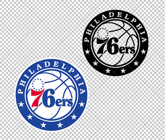 Philadelphia 76ers 2022, Svg, Dxf, Eps, Png - SvgShopArt