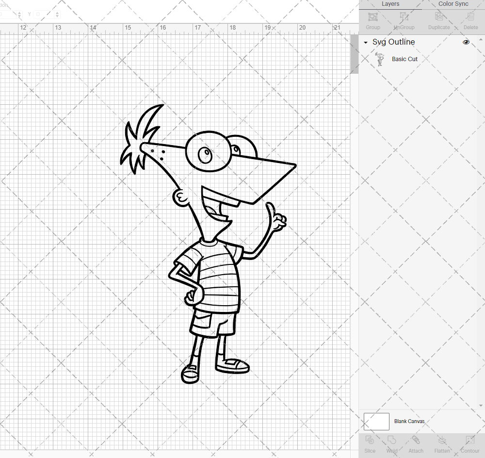 Phineas Flynn - Phineas and Ferb, Svg, Dxf, Eps, Png SvgShopArt