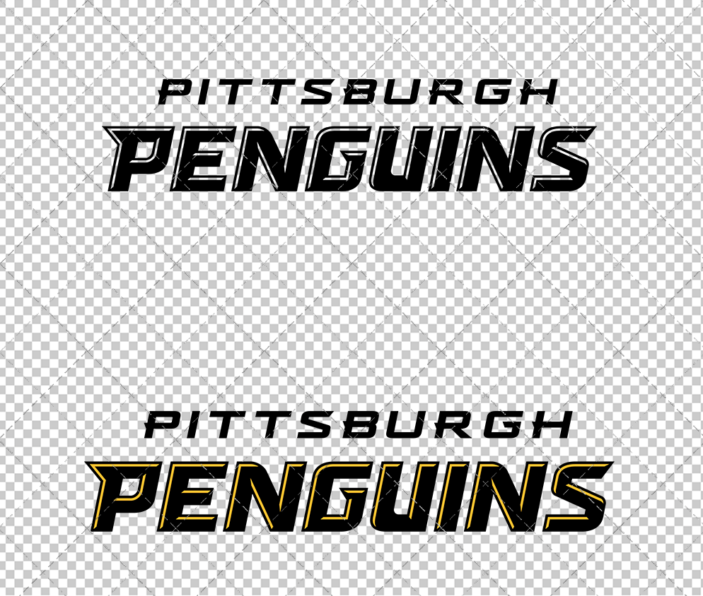 Pittsburgh Penguins Wordmark 2019, Svg, Dxf, Eps, Png - SvgShopArt