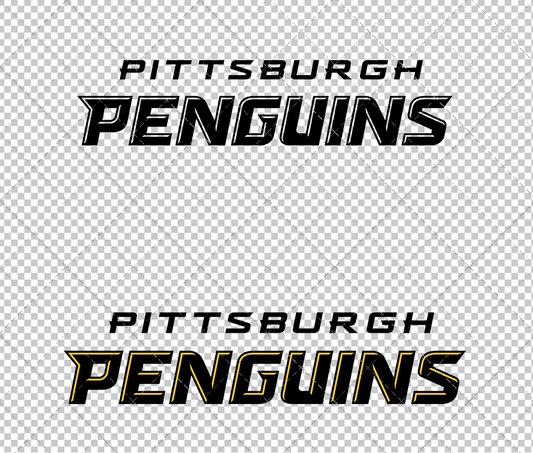 Pittsburgh Penguins Wordmark 2019, Svg, Dxf, Eps, Png - SvgShopArt