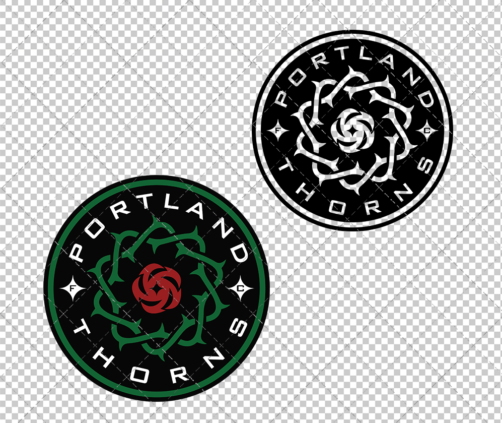 Portland Thorns FC 2013, Svg, Dxf, Eps, Png