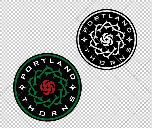 Portland Thorns FC 2013, Svg, Dxf, Eps, Png