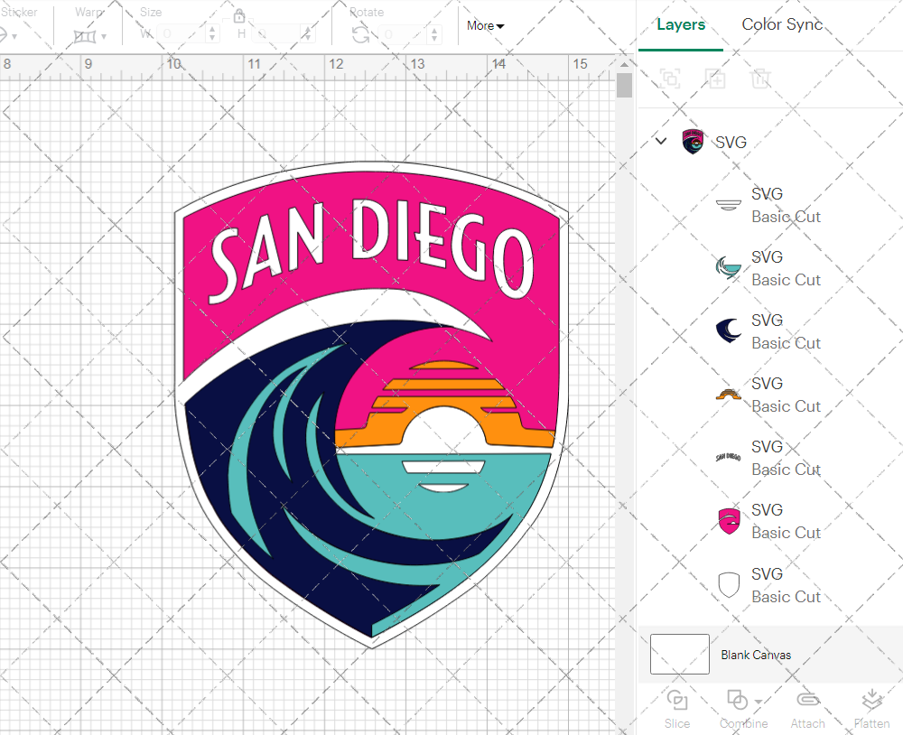 San Diego Wave FC 2022, Svg, Dxf, Eps, Png 002
