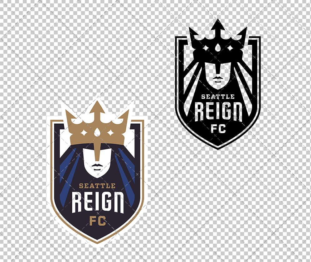 Seattle Reign FC 2024, Svg, Dxf, Eps, Png