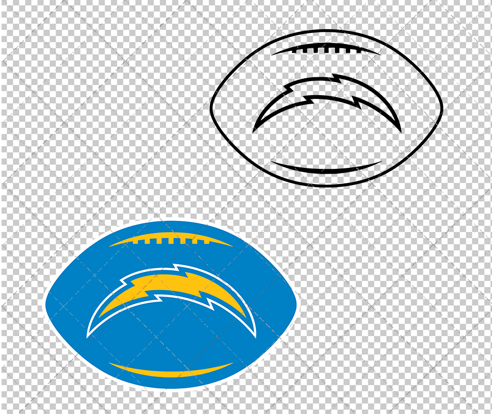 Los Angeles Chargers Concept 2020 006, Svg, Dxf, Eps, Png - SvgShopArt