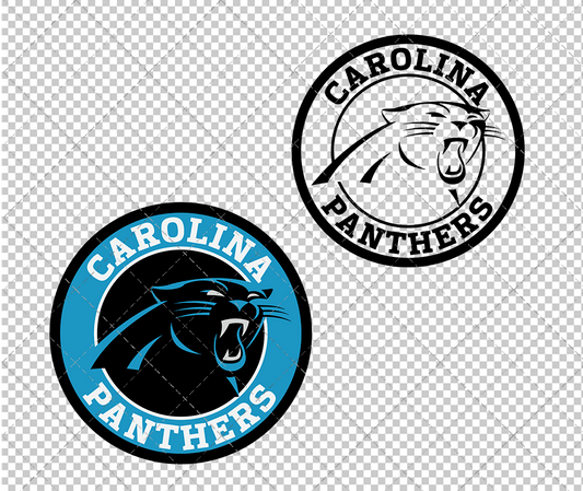 Carolina Panthers Circle 2012 002, Svg, Dxf, Eps, Png - SvgShopArt