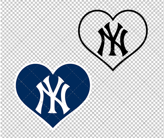 New York Yankees Concept 1968, Svg, Dxf, Eps, Png - SvgShopArt