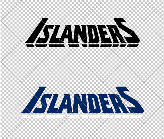 New York Islanders Wordmark Concept 1995 006, Svg, Dxf, Eps, Png - SvgShopArt