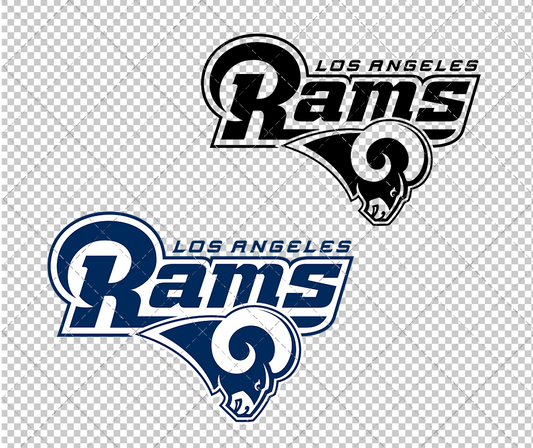 Los Angeles Rams Alternate 2017, Svg, Dxf, Eps, Png - SvgShopArt