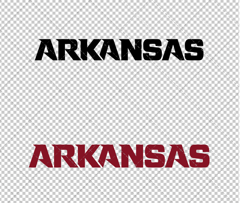 Arkansas Razorbacks Wordmark 2014, Svg, Dxf, Eps, Png - SvgShopArt