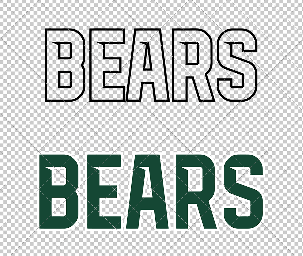 Baylor Bears Wordmark 2019 016, Svg, Dxf, Eps, Png - SvgShopArt