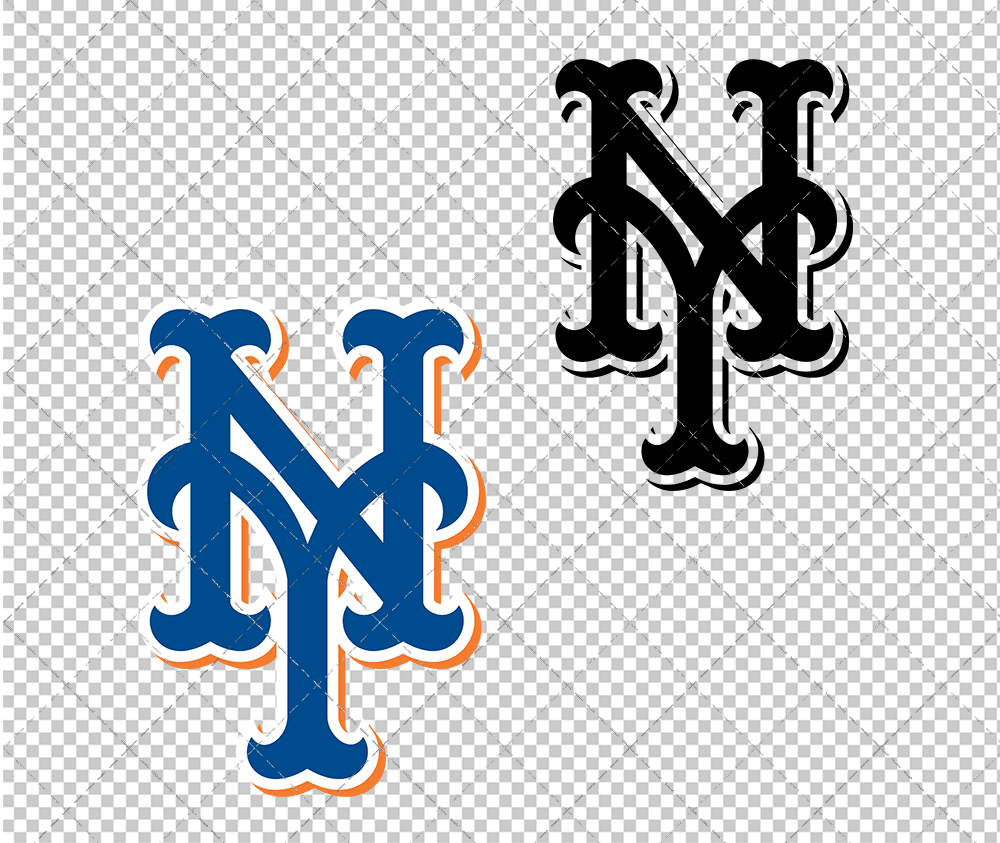 New York Mets Cap 1999, Svg, Dxf, Eps, Png - SvgShopArt