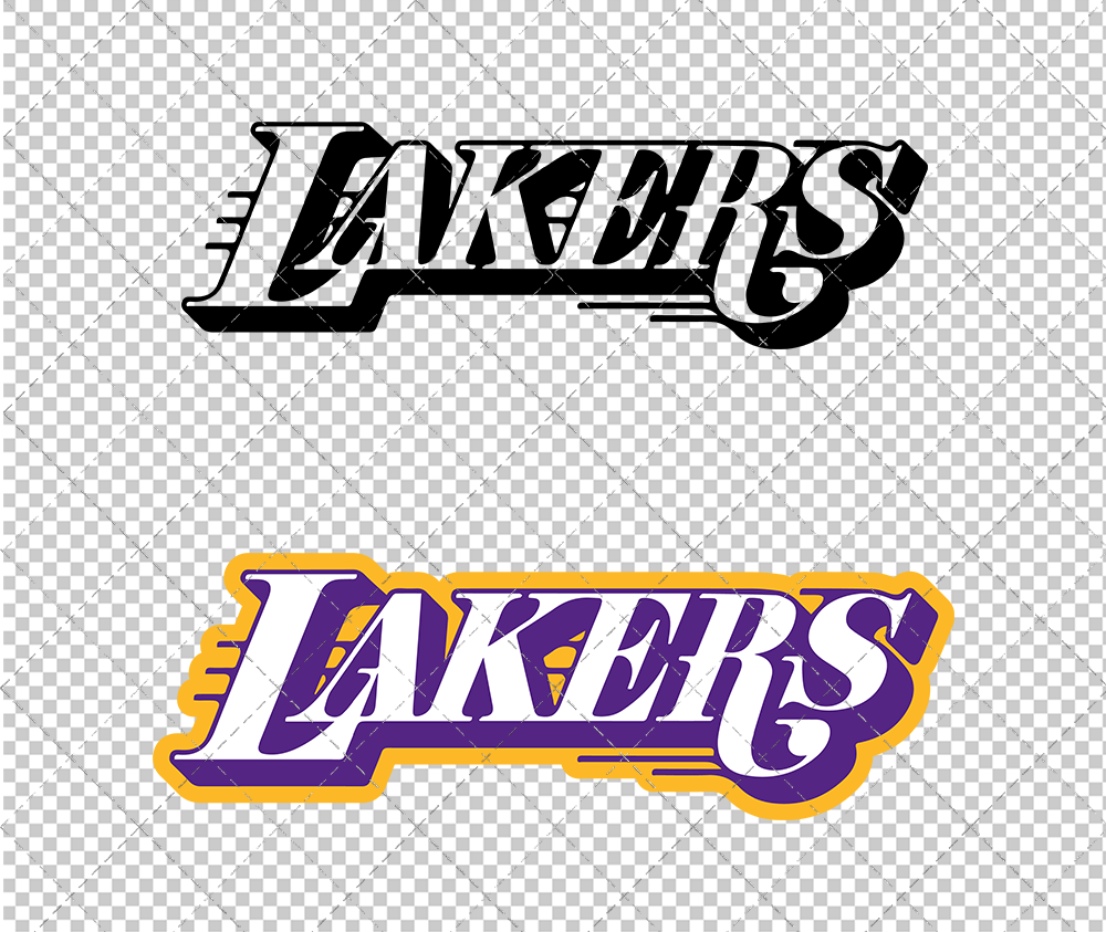 Los Angeles Lakers Concept 2001 006, Svg, Dxf, Eps, Png - SvgShopArt