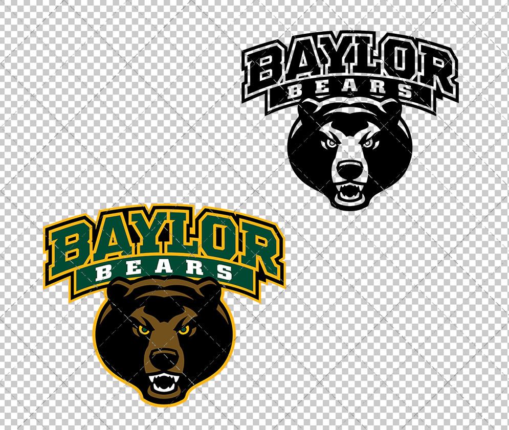 Baylor Bears Alternate 2005 005, Svg, Dxf, Eps, Png - SvgShopArt