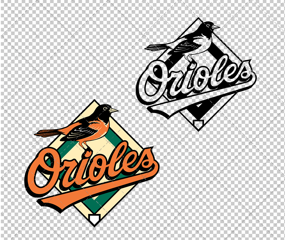 Baltimore Orioles 1999, Svg, Dxf, Eps, Png - SvgShopArt