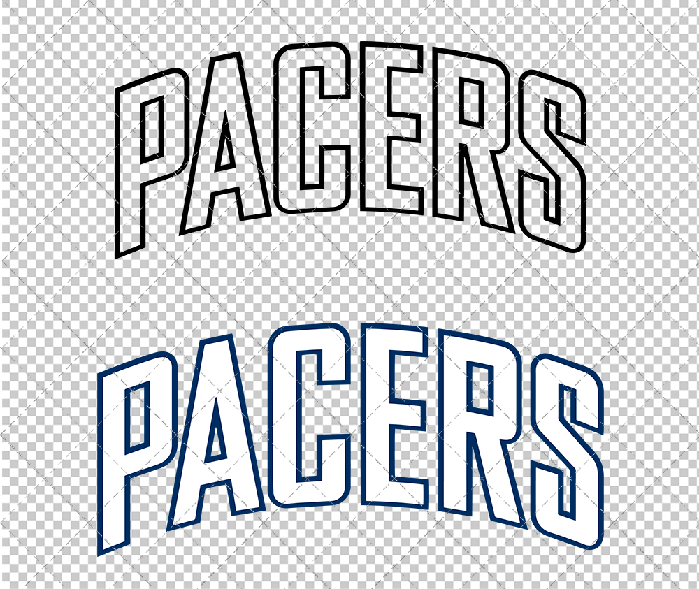 Indiana Pacers Jersey 2005 002, Svg, Dxf, Eps, Png - SvgShopArt