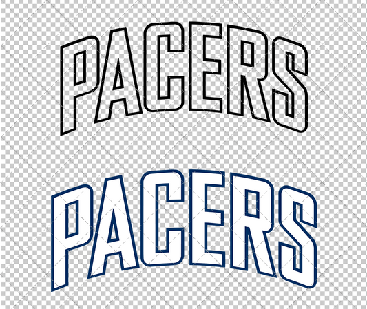 Indiana Pacers Jersey 2005 002, Svg, Dxf, Eps, Png - SvgShopArt