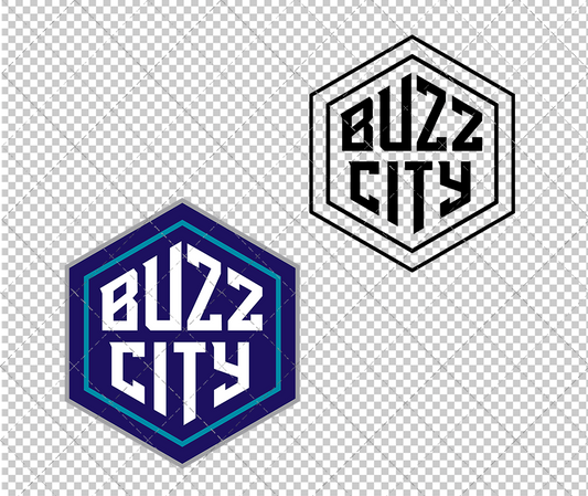 Charlotte Hornets Alternate 2014 003, Svg, Dxf, Eps, Png - SvgShopArt