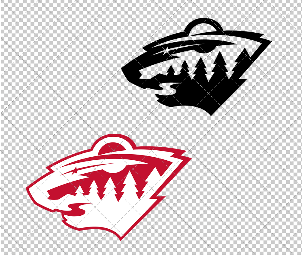 Minnesota Wild Concept 2013 009, Svg, Dxf, Eps, Png - SvgShopArt