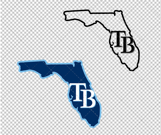 Tampa Bay Rays Concept 2008 003, Svg, Dxf, Eps, Png - SvgShopArt