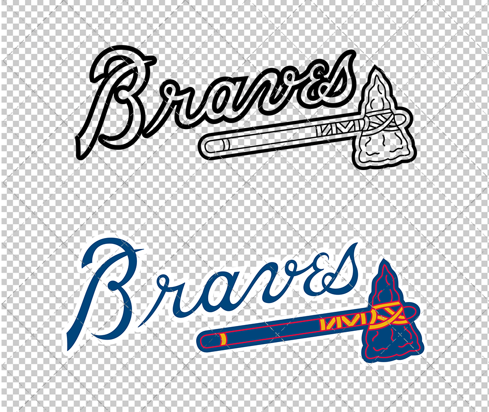 Atlanta Braves Jersey 2005, Svg, Dxf, Eps, Png - SvgShopArt