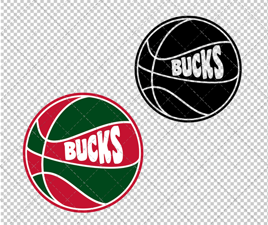 Milwaukee Bucks Concept 2006, Svg, Dxf, Eps, Png - SvgShopArt