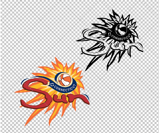 Connecticut Sun 2003, Svg, Dxf, Eps, Png - SvgShopArt