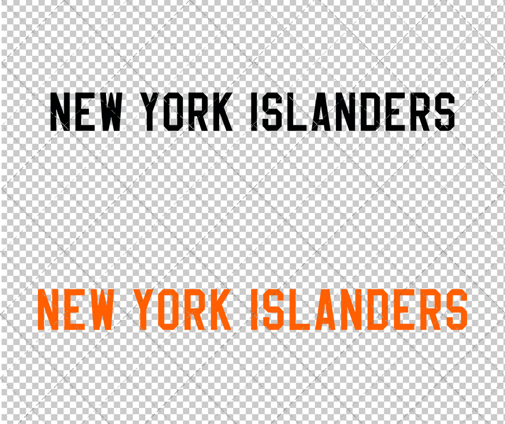 New York Islanders Wordmark Concept 2017 002, Svg, Dxf, Eps, Png - SvgShopArt