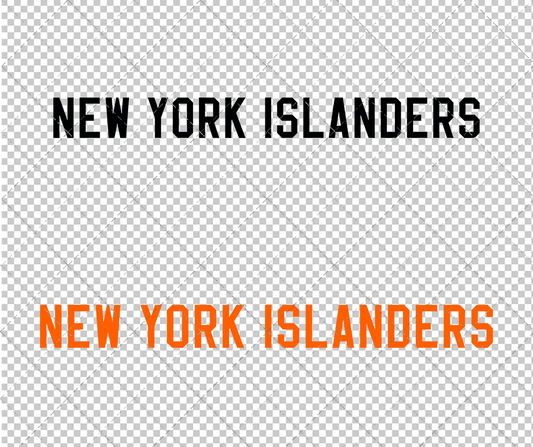 New York Islanders Wordmark Concept 2017 002, Svg, Dxf, Eps, Png - SvgShopArt