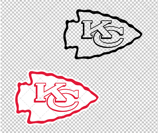 Kansas City Chiefs Concept 1972 006, Svg, Dxf, Eps, Png - SvgShopArt