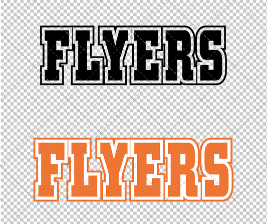 Philadelphia Flyers Wordmark 1999 002, Svg, Dxf, Eps, Png - SvgShopArt