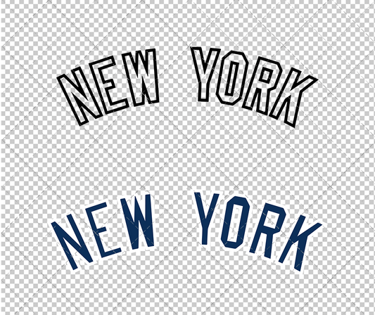 New York Yankees Jersey 1973, Svg, Dxf, Eps, Png - SvgShopArt