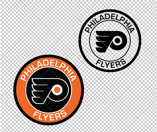 Philadelphia Flyers Circle 2023, Svg, Dxf, Eps, Png - SvgShopArt