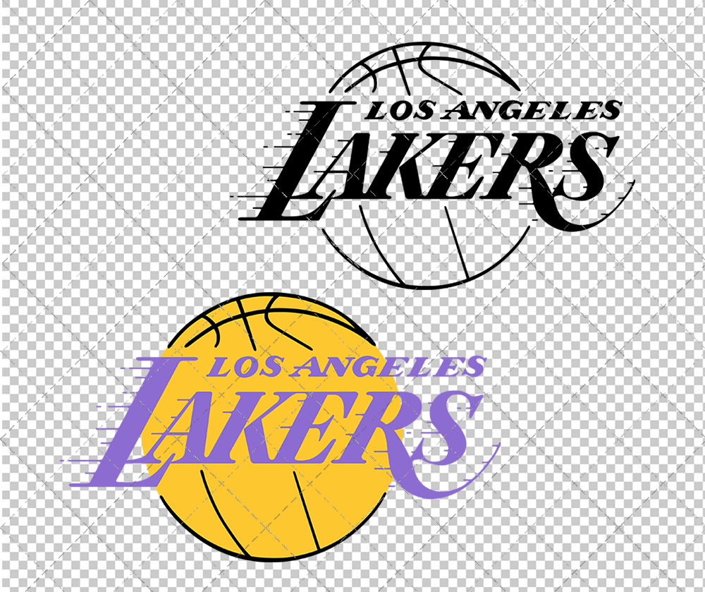 Los Angeles Lakers 1967, Svg, Dxf, Eps, Png - SvgShopArt