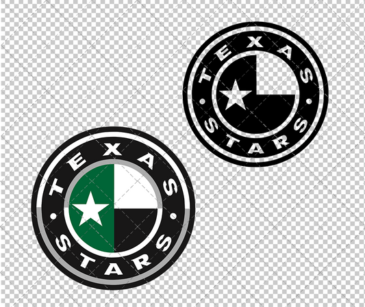 Dallas Stars Circle 2013, Svg, Dxf, Eps, Png - SvgShopArt