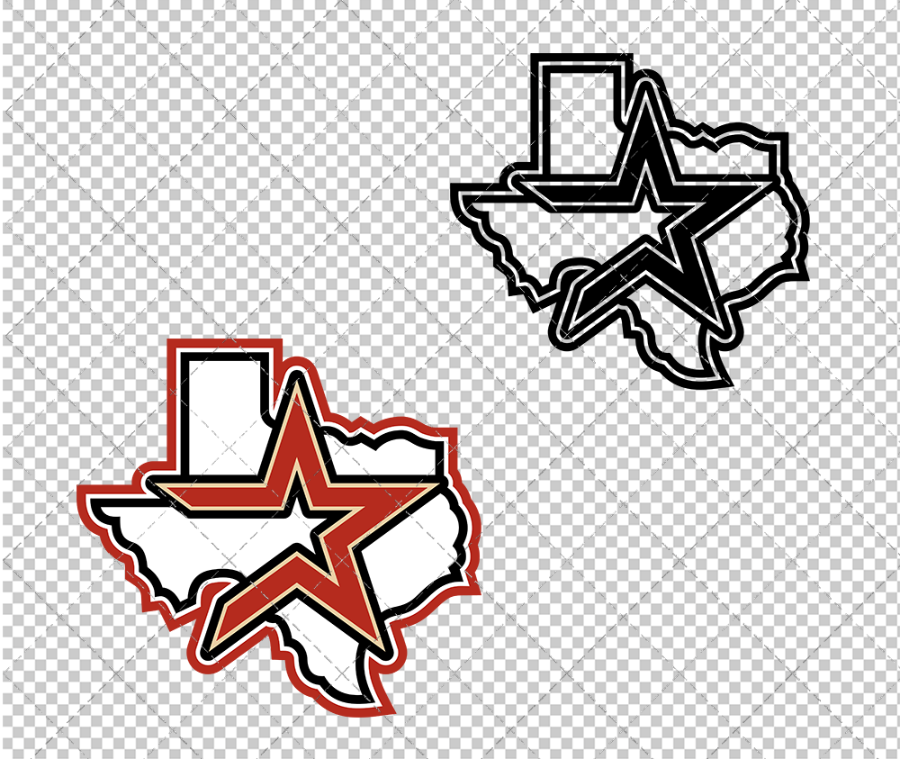 Houston Astros Alternate 2002 002, Svg, Dxf, Eps, Png - SvgShopArt