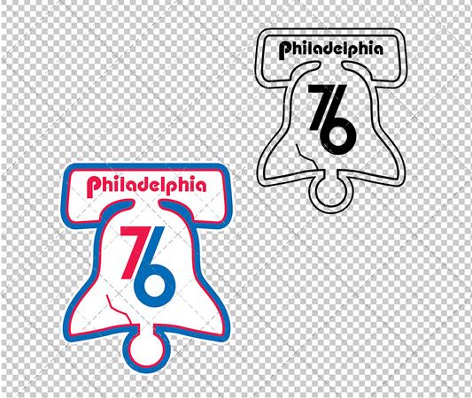 Philadelphia 76ers Concept 2015 005, Svg, Dxf, Eps, Png - SvgShopArt