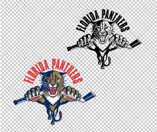 Florida Panthers Alternate 1993 002, Svg, Dxf, Eps, Png - SvgShopArt