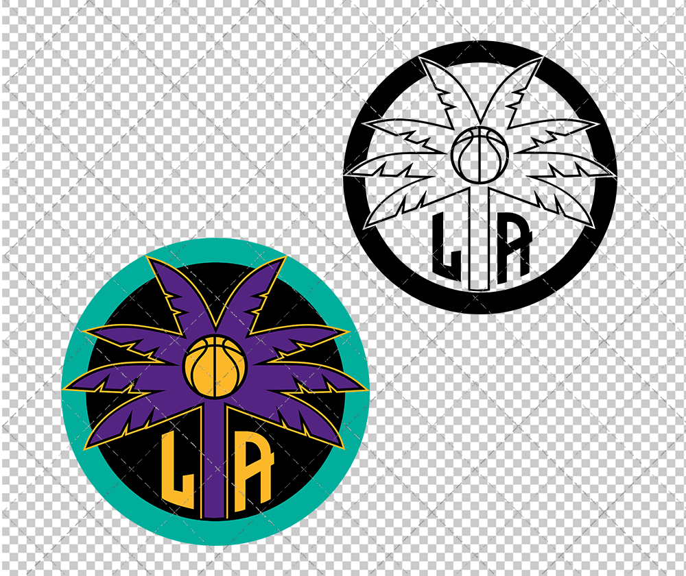 Los Angeles Sparks Alternate 1997, Svg, Dxf, Eps, Png - SvgShopArt