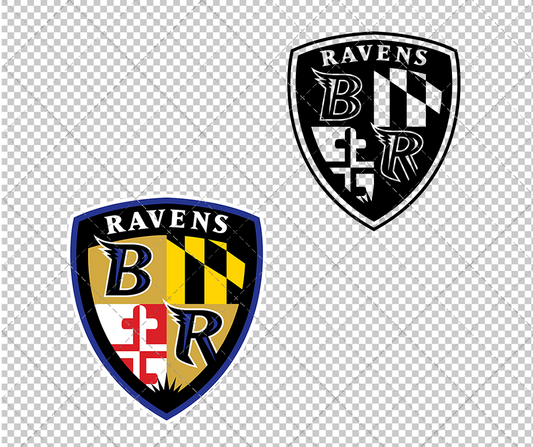 Baltimore Ravens Alternate 1996, Svg, Dxf, Eps, Png - SvgShopArt