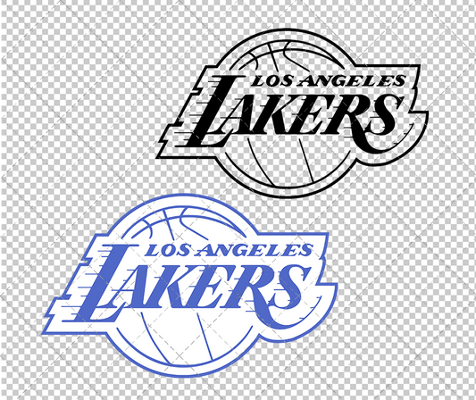 Los Angeles Lakers Concept 2001 005, Svg, Dxf, Eps, Png - SvgShopArt