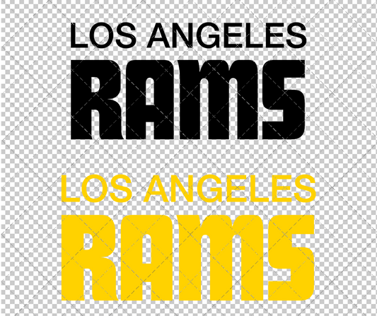 Los Angeles Rams Wordmark 1972 002, Svg, Dxf, Eps, Png - SvgShopArt