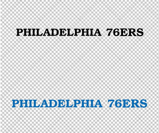 Philadelphia 76ers Wordmark 2015, Svg, Dxf, Eps, Png - SvgShopArt