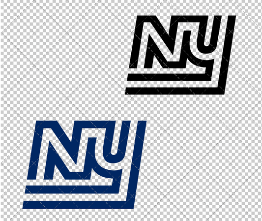 New York Giants Secondary 1975, Svg, Dxf, Eps, Png - SvgShopArt